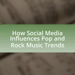 How Social Media Influences Pop and Rock Music Trends