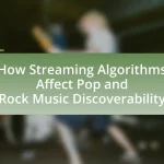 How Streaming Algorithms Affect Pop and Rock Music Discoverability