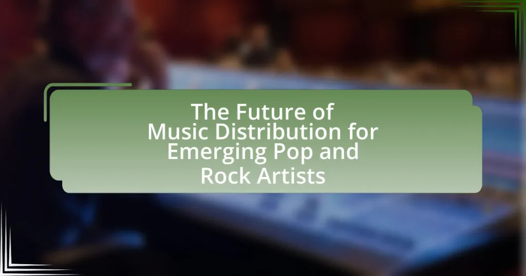 The Future of Music Distribution for Emerging Pop and Rock Artists