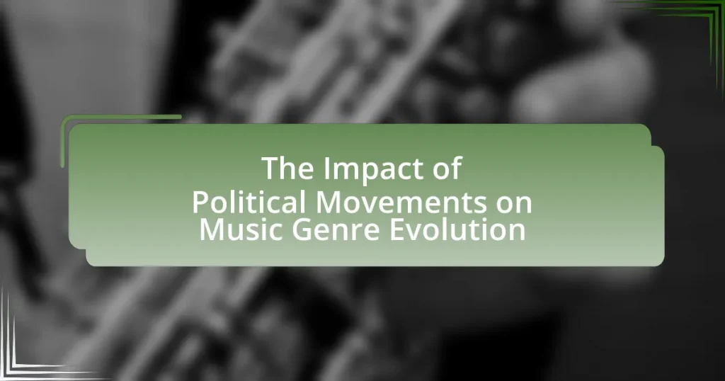 The Impact of Political Movements on Music Genre Evolution