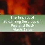 The Impact of Streaming Services on Pop and Rock Music Sales