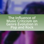 The Influence of Music Criticism on Genre Evolution in Pop and Rock
