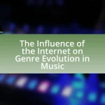 The Influence of the Internet on Genre Evolution in Music
