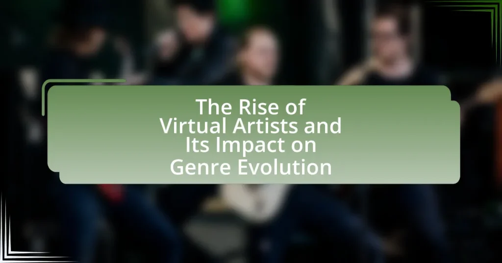 The Rise of Virtual Artists and Its Impact on Genre Evolution