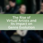 The Rise of Virtual Artists and Its Impact on Genre Evolution
