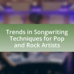 Trends in Songwriting Techniques for Pop and Rock Artists