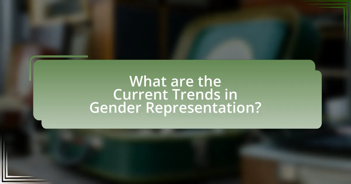 What are the Current Trends in Gender Representation?